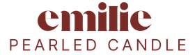 Emilie Pearled Candle
